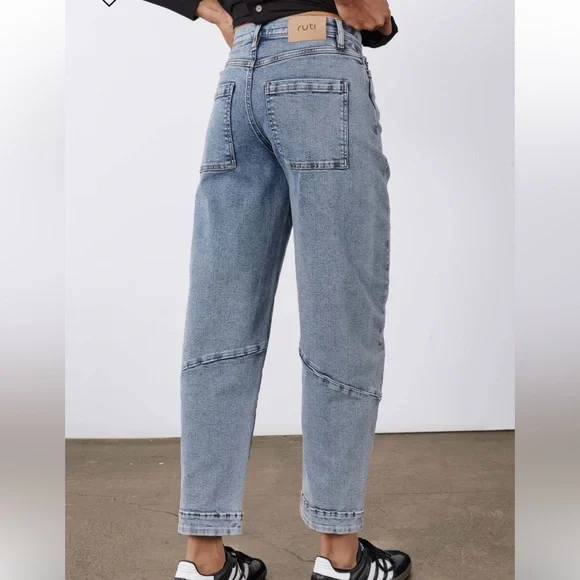 Ruti THE PETITE SLOUCHY JEANS 2.0 in Vintage Wave 8P NWT - Picture 3 of 5